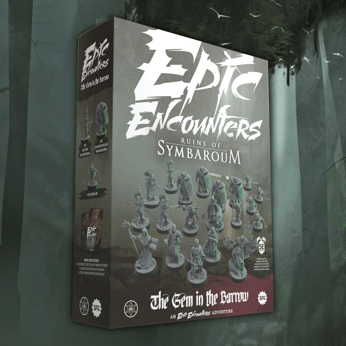 Epic Encounters: Ruins of Symbaroum - The Gem in the Barrow - Miniature Terrain