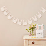 Easter Bunting - Ginger Ray Eggciting Pink/White Bunny