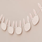 Easter Bunting - Ginger Ray Eggciting Pink/White Bunny