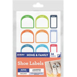 Avery Shoe Labels Assorted 24 Labels 40705