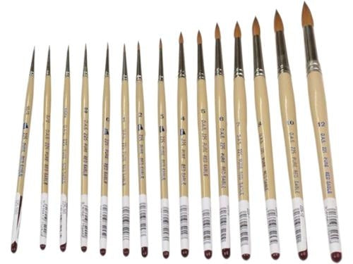 DAS S225 Red Sable Round Brush #1