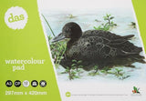 DAS Watercolour Pad (Brown Teal) A3 200gsm 12 Sheets
