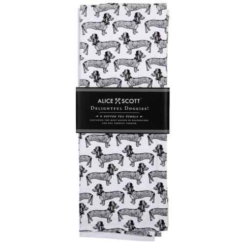 GALISON ALICE SCOTT 2PC TEA TOWEL SET