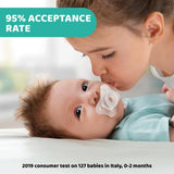 CHICCO SOOTHER:PHYSIO MINISOFT PNK SIL 0-2M 2PC