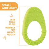 CHICCO TEETHER: ALL SOFT 2M+ LIME GREEN