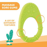 CHICCO TEETHER: ALL SOFT 2M+ LIME GREEN