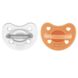 CHICCO SOOTHER:PH SOFT LUXE SIL 6-16M 2PC OR-TR