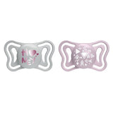 CHICCO SOOTHER: PHYSIO LIGHT PINK SIL 2-6M 2PC