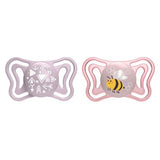 CHICCO SOOTHER: PHYSIO LIGHT PINK SIL 2-6M 2PC
