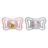 CHICCO SOOTHER: PHYSIO LIGHT PINK SIL 2-6M 2PC