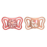 CHICCO SOOTHER:PHYSIO LIGHT PINK SIL 16-36M 2PC