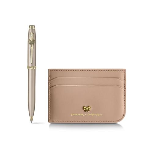 SHEAFFER GIFT SET FT. 100 EMILY IN PARIS  CHAMPAGNE GOLD BALLPOINT PEN