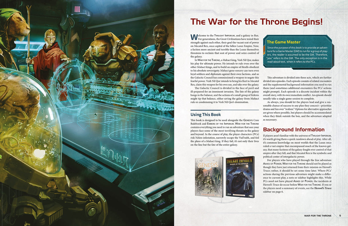 Genesys: Twilight Imperium  - War for the Throne