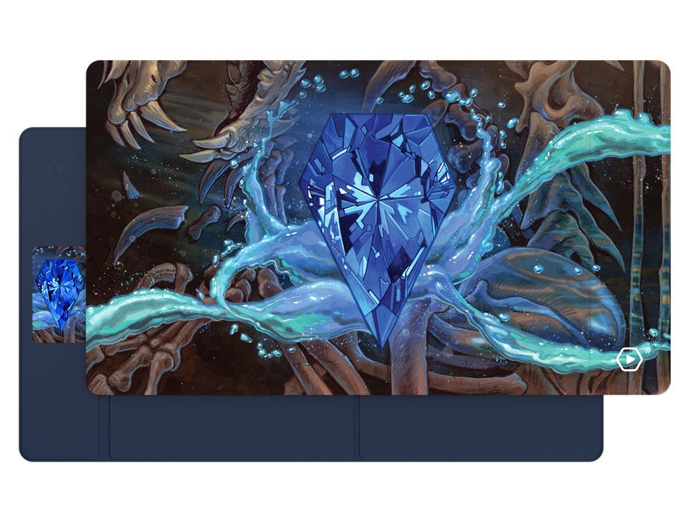 Heavy Play: ETB Playmat Art Masters: Chris Seaman - Sapphire