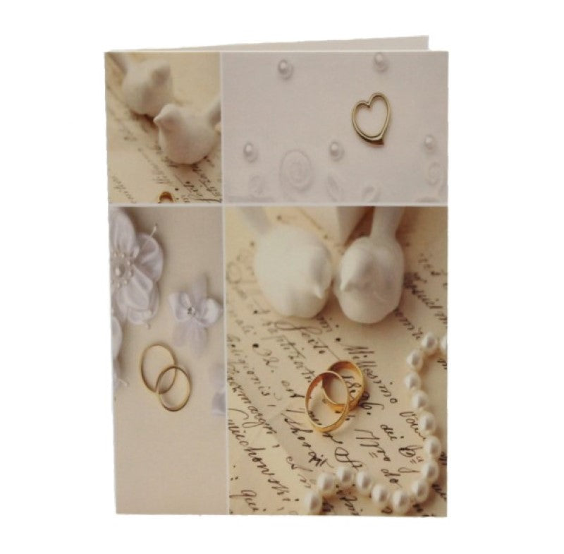 Elegant wedding gift cards pack of 10 with envelopes, sized 10.5cm x 7.5cm, perfect for heartfelt messages.