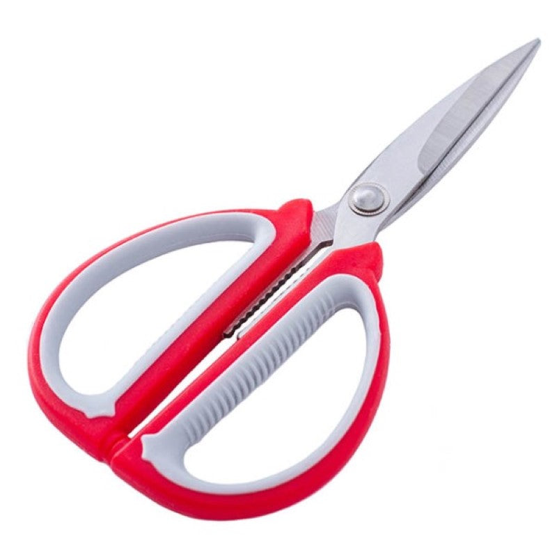 Scissors Florist and CRAFT Red & Grey