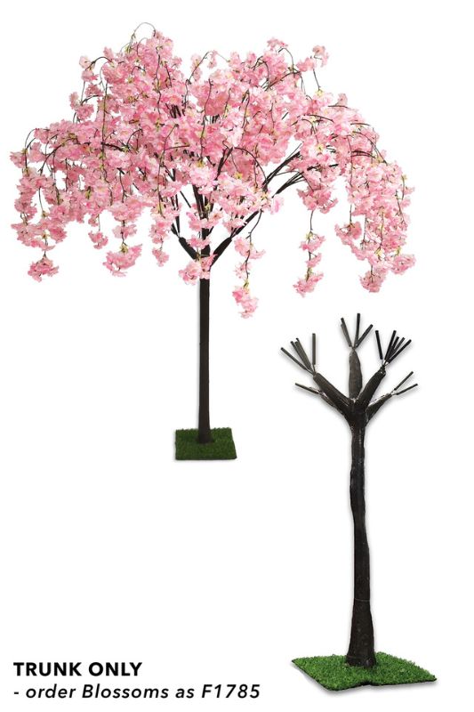 Artificial Blossom Tree (Trunk Only) -  Brown