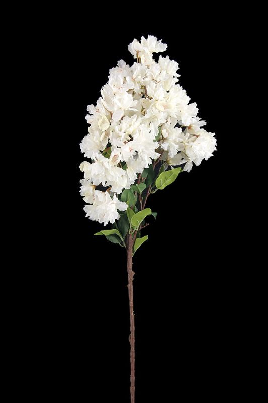 Artificial Crepe Myrtle Spray with 96 Flowers -  White