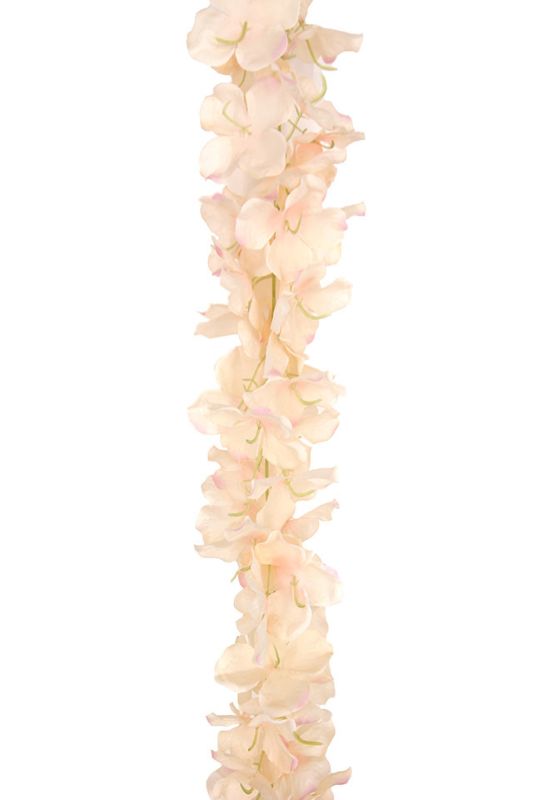 Artificial PETAL GARLAND (180 Petals ) -  White - Set of 2