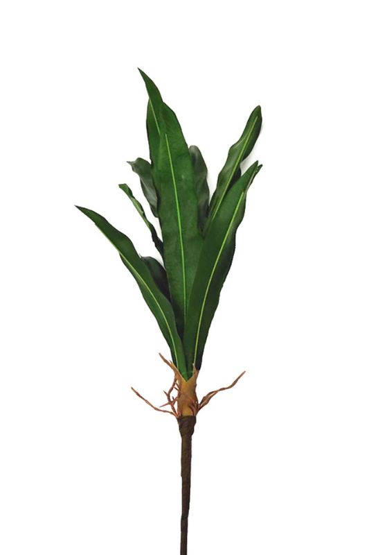 Artificial Lush Leaf Filler Spray -  Mid Green - Set of 12