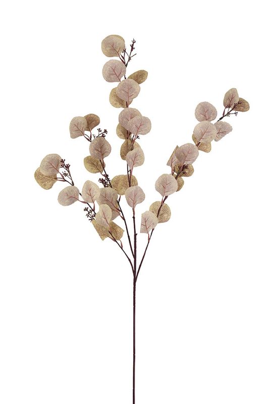 Artificial Apple Leaf with Fruit -  Light Pink - Set of 10