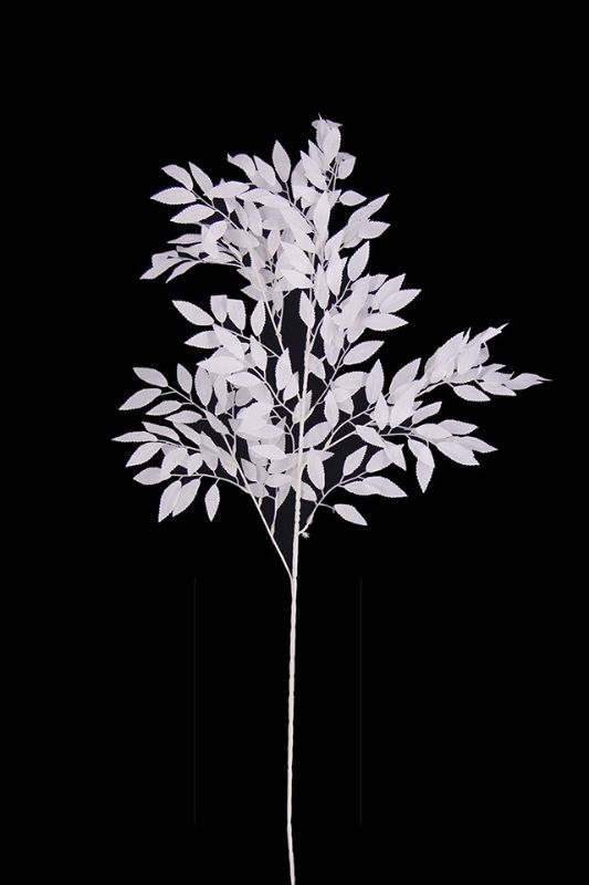 Artificial Long stem red ash -  White - Set of 10