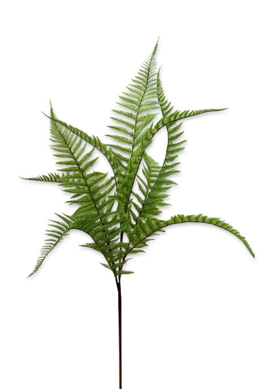 Artificial Fern Spray -  Mid Green - Set of 6