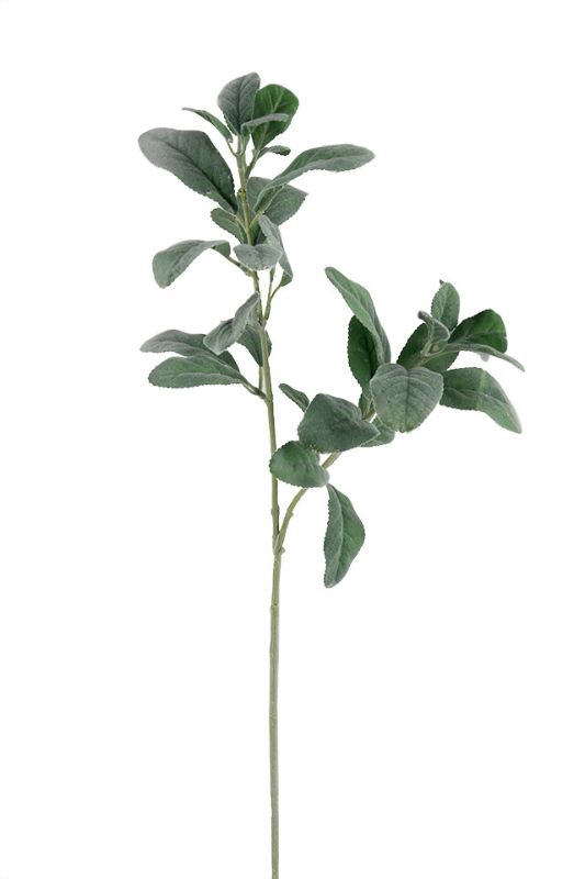 Artificial Lamb's Tongue Leaf Spray -  Sage - Set of 4