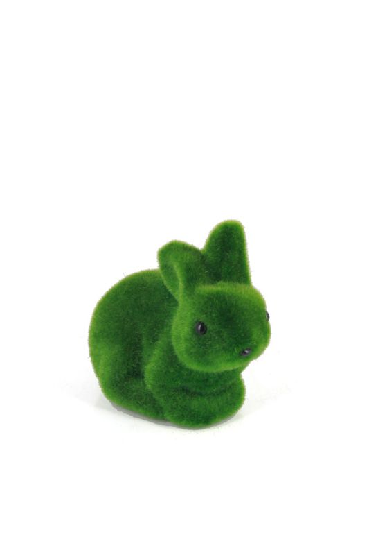 Artificial Moss Bunny -  Mid Green - Set of 4