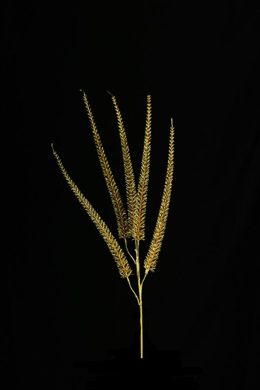 Artificial Giant Veronica -  Gold - Set of 4