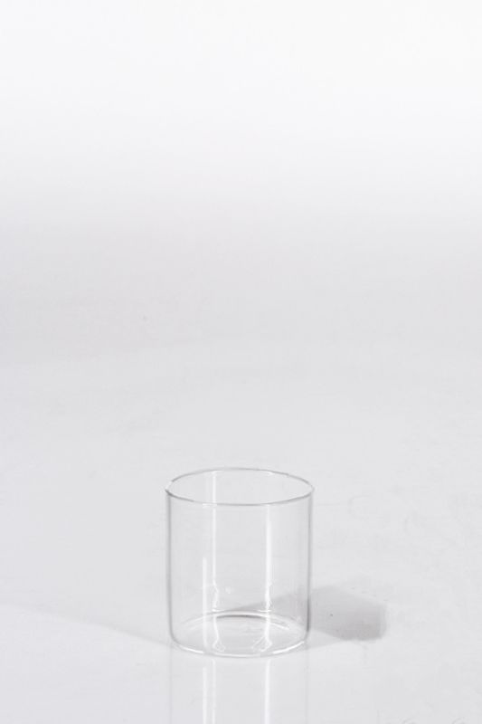 Glass - T-Light Cylinder -  Clear - Set of 24