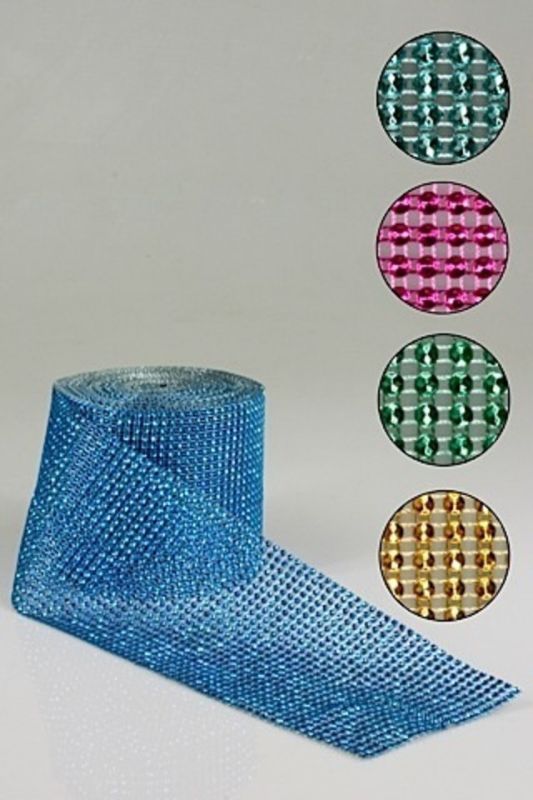Copy Diamante Mesh - Jumbo Roll -  Gold