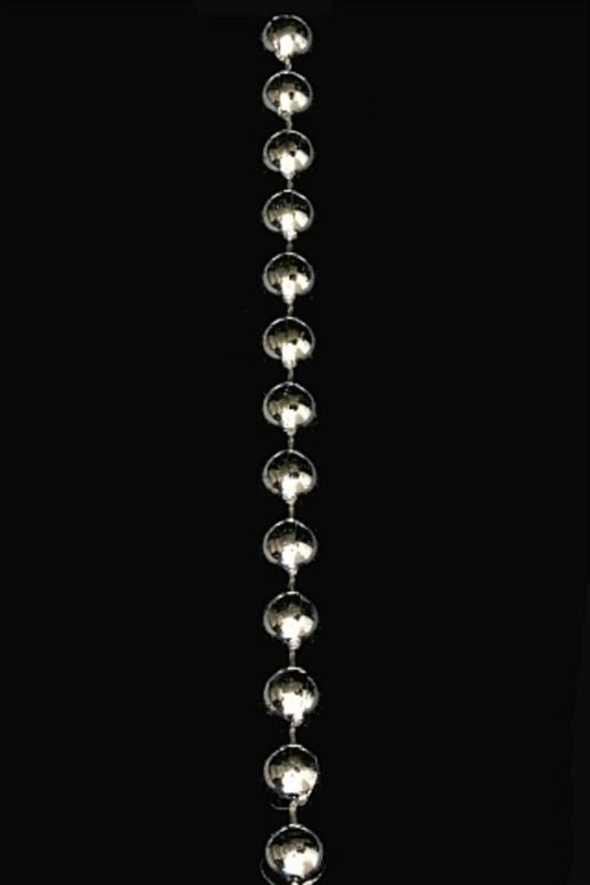 Decorative Garland - Silver Ball String -  Silver