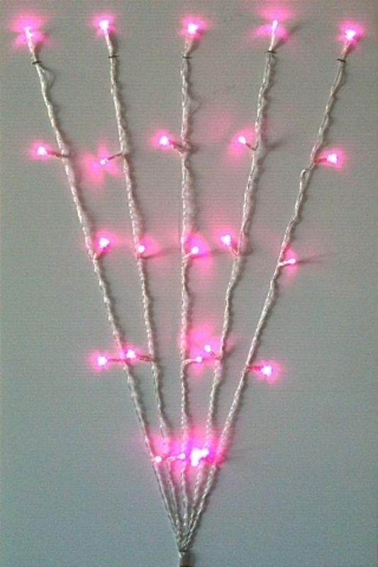 LED Octopus (Light Pink) -  Light Pink - Set of 6