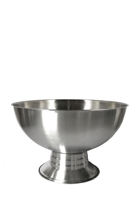 Brushed S/S Champagne Bowl -  Silver