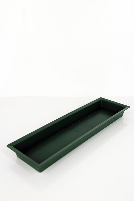 Florist - 'Magic' Casket Tray (Double Brick Size) -  Mid Green - Set of 4