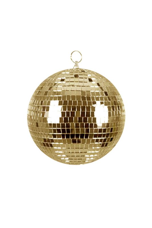 Gold Mirror Ball -  Gold - Set of 2