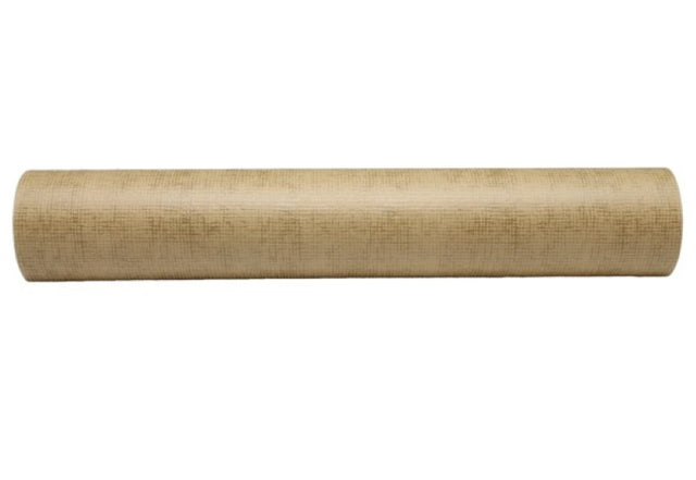 Natural Linen Patterned Vilene Roll, 50cm x 20m, ideal for crafting, sewing, and DIY projects with elegant linen pattern.