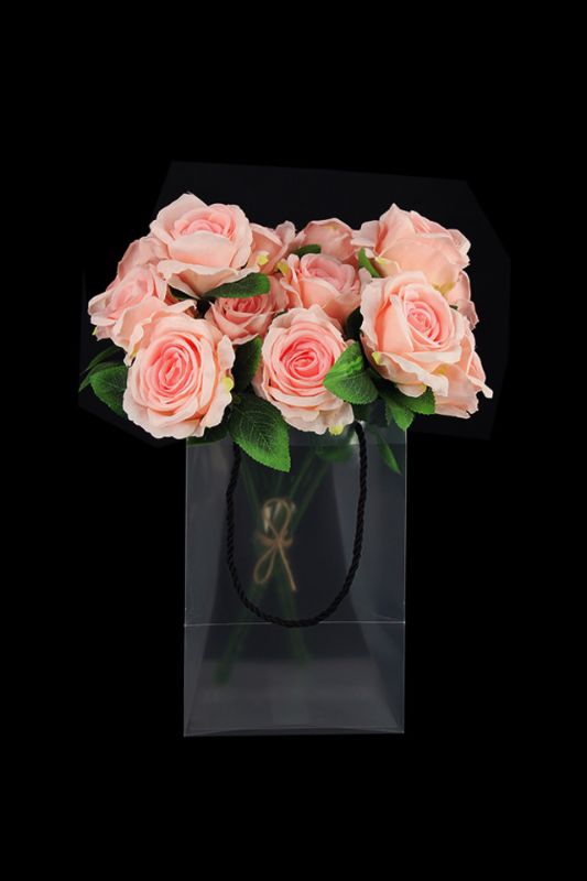 Clear Flower Bag -  Clear - Set of 20