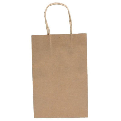 Set of 10 eco-friendly brown kraft gift bags, perfect for any occasion, measuring 20x10x29cmH.