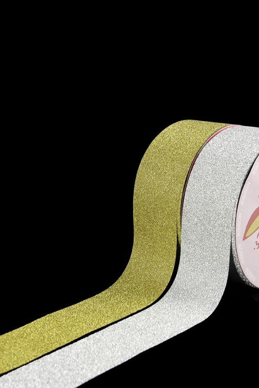 Ribbon - Glitter Tear Ribbon -  Gold - Set of 4