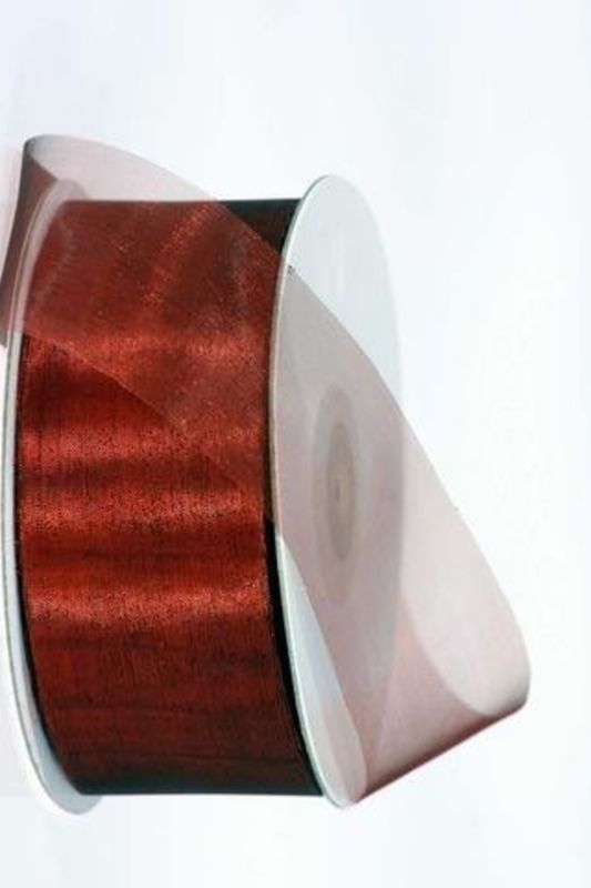 Ribbon - 2-Tone Sheer -  Brown
