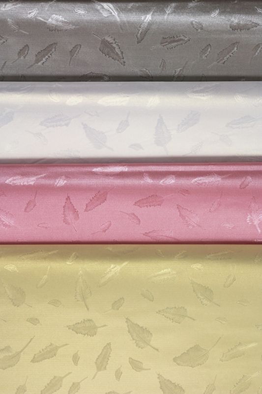 Decorative Wrap  - Feather Embossed Paper (20 sheets) -  Gold