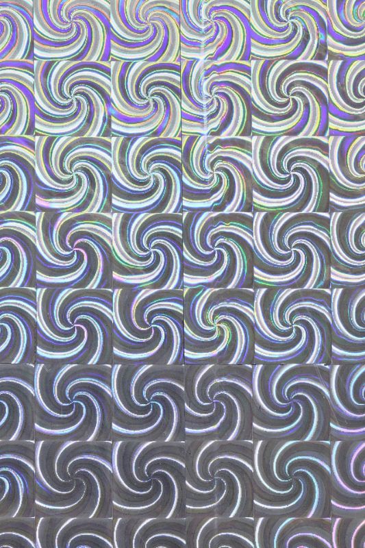 Decorative Wrap  - Swirl Laser Paper (100 sheets) -  Silver