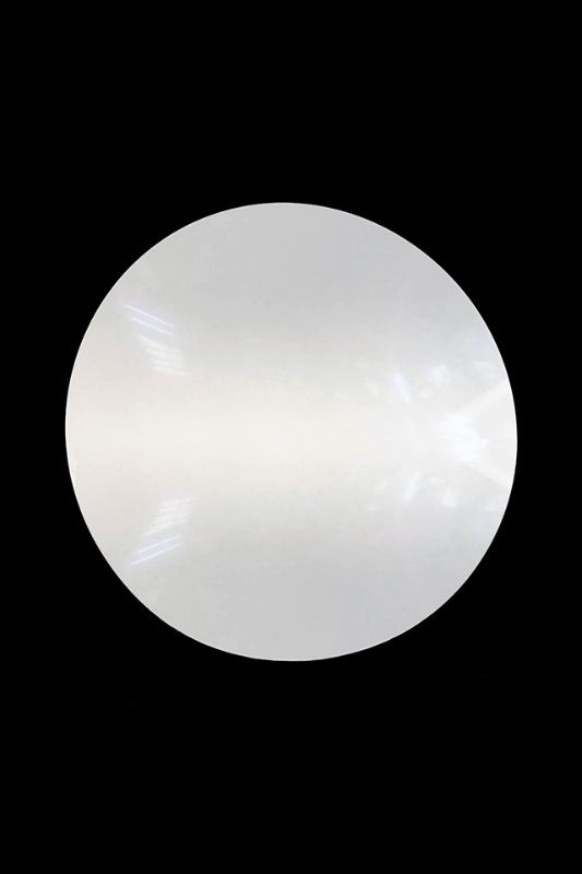 Event Backdrop - Acrylic Backdrop Disc -  White - Set of 2