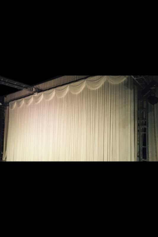 Event Backdrop - Backdrop "Scallop" -  White