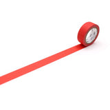MT Washi Tape 15mm x 7m Matte Red