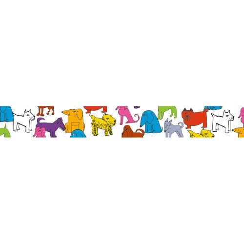 MT Washi Tape 15mm x 7m Lisa Larson Colorful Dog