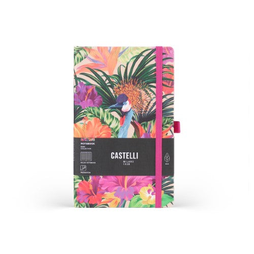 Castelli Notebook Eden Pkt Ruled Tropical