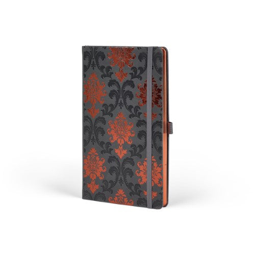 Castelli Notebook Copper Pkt Ruled Baroque